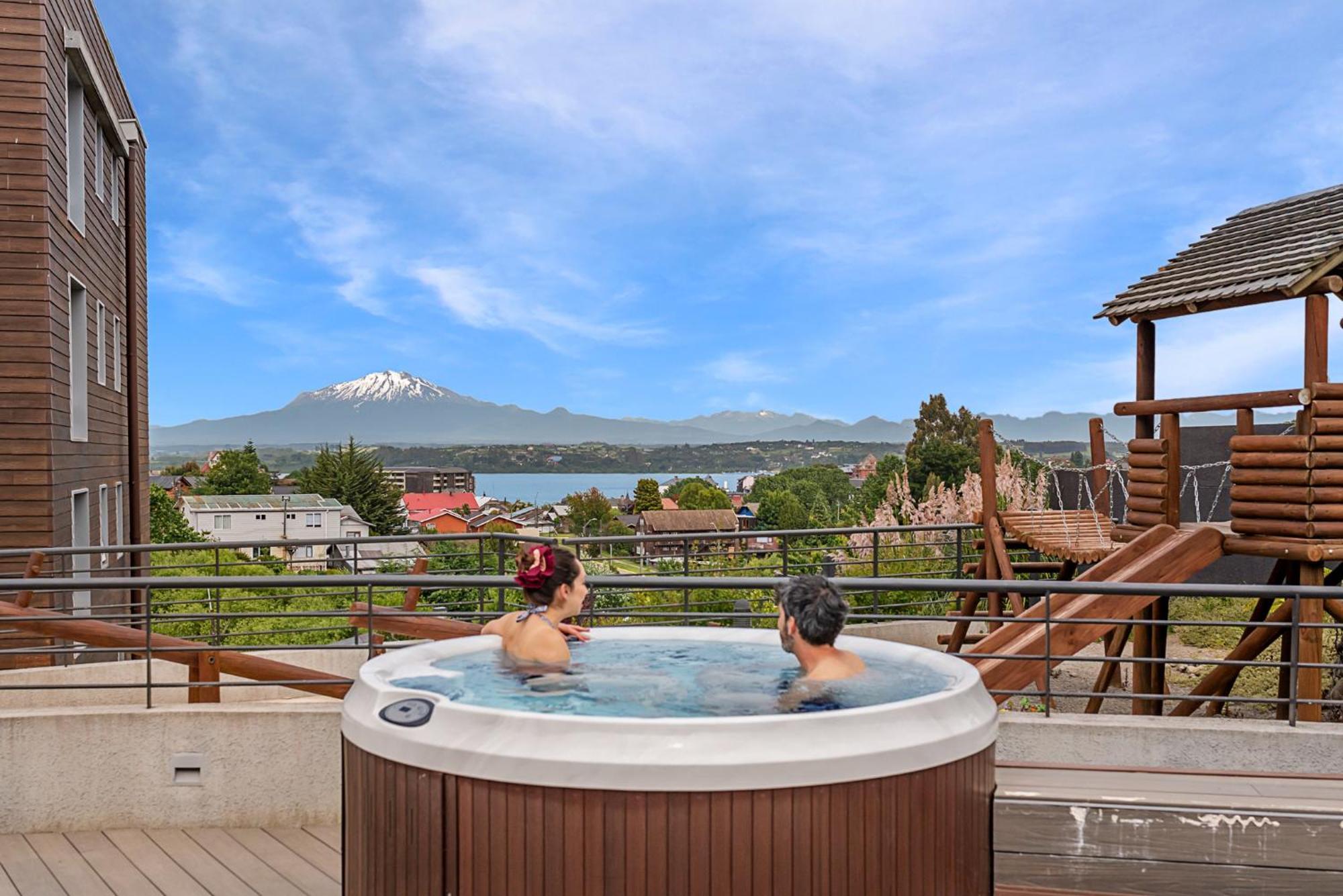 Vistas Insuperables, Excelente Ubicacion Y Tinaja Daire Puerto Varas Dış mekan fotoğraf